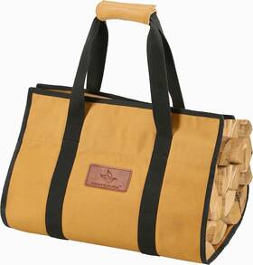 Fba-clr-3409 Whiteduck Tuff Large Firewood Carrier 21 Oz. Heavy Duty Rectangle 39x18 Tan