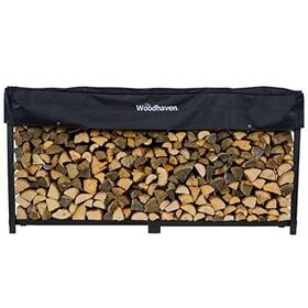 Woodhaven 858089002039 The 8 Foot Firewood Log Rack With Cover
