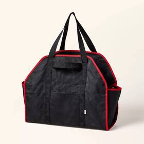 94430857 Woolrich Waxed Canvas Log Carrier Black/red -