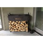 Wr003br Foot Brown Firewood Log Rack With Cover 858089002138