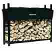 Wr005 Woodhaven Firewood Log Rack Storage Wood Holder Outdoor Cover 5 Foot Metal Black Strong 858089002022