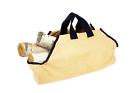 X304002 Achla Minuteman Tan With Navy Trim Canvas Firewood 719908323561