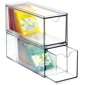 B0cpv94d3k Youngever 3-drawer Stackable Plastic Storage Organizer Pantry Kitchen