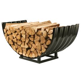 Chp-banyuan-80 Ysejomp Durable Half Circle Metal Firewood Rack-stylish And Sturdy Log Holder For Ind