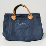 Morgan Stanley Scarborough & Tweed Canvas Leather Tote Bag Banker. Fixed Price $49.99.