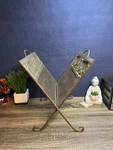 Decorative Metal Fireplace Log Holder Stand Firewood Rack Indoor. Fixed Price $35.00.