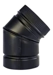 Selkirk DSP6E4-1 6" 45 Adjustable Stove Pipe Elbow Matte Black Finish. Fixed Price $59.54.
