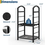 30 Inch Firewood Rack Outdoor Indoor Storage Organizer. Fixed Price $39.67.
