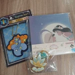 Genie & Jasmine Art Panel + Rubber Charm Set Aladdin Collection,. Fixed Price $28.79.