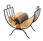 Panacea Black Matte Steel Outdoor Log Rack 20"H X 21"W 14"D. Fixed Price $77.63.