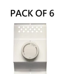 Case Of 6 Units Cadet Thermostat BTF1W 08732 22 Amp, 240/208/120 Volt, White. Fixed Price $79.90.