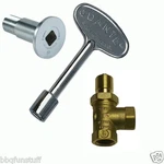 Dante Blue Flame Hi Flow Gas Fireplace Chrome Floor Valve Angled Key. Fixed Price $29.99.