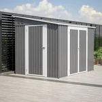 8'X6' Metal Outdoor Storage Shed Large Garden Tool W/floor Kit & 3. Fixed Price $389.99.