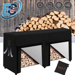 8 Feet Firewood Log Rack Cover Heavy Duty Waterproof Outdoor Sun Protector Tarp. Fixed Price $28.99.