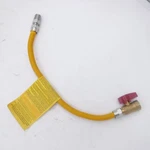 Jones Stephens G72304 1/2" Gas Connector Coated W/ball Valve Mip X 18". Fixed Price $25.10.