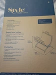 Style Selections Fireplace Hearth Steel Log Bin Holder W Portable Tote. Fixed Price $52.00.