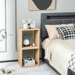 Costway 2PCS 2-TIER Wood Storage Cube Bookshelf. Fixed Price $76.99.
