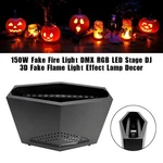 150W Fake Fire Light Dmx Rgb Led Stage Dj 3D Flame Effect Lamp Decor. Fixed Price $167.35.