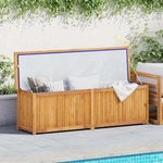 Patio Storage Box Deck Garden Outdoor Cabinet Chest Solid Wood Teak Vidaxl. Fixed Price $366.99.