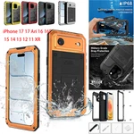 For Iphone Waterproof Case Heavy Duty Shockproof Metal Cover W/ Screen Protector. Fixed Price $24.99.