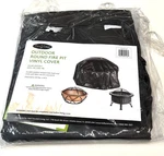 Fire Sense Outdoor Round Pit Vinyl Cover 02126 Large. Fixed Price $19.99.