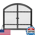 Pleasant Hearth Harper Arched Fireplace Screen Doors FA338S. Fixed Price $144.91.
