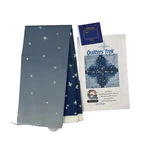 Quilters Trek Nevada True Blue 9" Log Cabin Block Kit. Fixed Price $18.50.