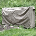 8 Ft Weather-resistant Polyester Firewood Log Rack Cover Khaki By Sunnydaze. Fixed Price $66.95.