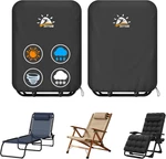 Zettum Zero Gravity Chair 2 Pack - 600D Outdoor Folding Patio Covers. Fixed Price $52.99.