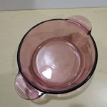 Corning Pyroceram Cranberry Glass Serving Bowl Early Visions 1148 1.25L No Lid. Fixed Price $14.99.