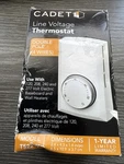 Cadet T522-W (08301) Mechanical Double Pole Wall Mounted Thermostat White. Fixed Price $14.99.