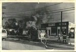 1980 Press Photo Fire At Carbonic Sales & Service, Colonie, New York - TUB01119. Fixed Price $24.99.