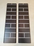 Pyromaster Charmglow HEF33 Electric Fireplace Left & Right Refractory Panels. Fixed Price $99.95.