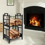 30" Indoor/outdoor Firewood Log Rack - Steel Fireplace Storage Holder With Tools. Fixed Price $44.98.