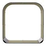 Outsunny Shed Galvanized Steel Firewood Storage Rack With Rubberized Edge. Fixed Price $105.95.