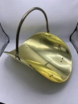 Vintage Brass Log Firewood Holder Basket Carrier Claw Feet Mid Century Decor. Fixed Price $45.00.