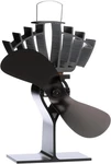 Ultrair Heat Powered Stove Fan - Powerful Classic 125 Cfm, Black. Fixed Price $158.25.