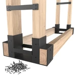 Mr Ironstone Firewood Outdoor Indoor, Brackets Kit Adjusta.... Fixed Price $43.35.