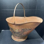 Vtg Metal Coal Ash Bucket With American Eagle Mid-century Fireplace Decor Read. Fixed Price $69.99.