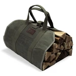 Bhd Firewood Fireplace Carrier Logs Tote Holder 20 Oz Waxed Canvas Sturdy Bag.... Fixed Price $32.15.