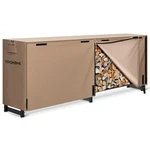 Firewood Rack Ft Heavy Duty Outdoor With Cover Brown VH1806 Vivohome Storage. Fixed Price $179.99.