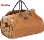 Good Gain Firewood Carrier Waxed Canvas With Faux Leather Handle,. Fixed Price $30.14.