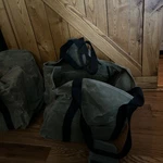 Bonthee Firewood Carrier Bag Waxed Canvas Waterproof Extra Large Log. Fixed Price $31.66.