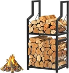 2-TIER Rack Holder Log Storage Stacker Stand Heavy Duty. Fixed Price $26.99.