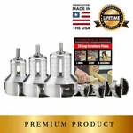 Lumberjack Tools 1", 1-1/2" & Pro Master Kit PSK3 Log Furniture Tenon Cutter. Fixed Price $429.99.