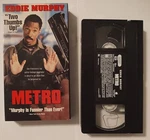 Metro (vhs) Eddie Murphy Michael Rapaport Wincott Carmen Ejogo Jeni Chua. Fixed Price $6.47.