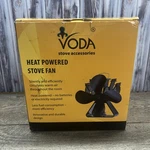 Voda 4-BLADE Heat Powered Stove Fan For Wood/log Burner/fireplace VDSF624B. Fixed Price $27.99.