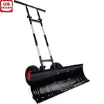 Galvanized Steel Snow Plow Blade Adjustable Handle Durable Removal Tool New. Fixed Price $177.82.