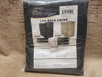 Sunnydaze 5' Weather-resistant Polyester Firewood Black Log Rack Cover 62X24X42. Fixed Price $46.95.