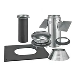 Selkirk 206621 Sure-temp 6" Stainless Pitched Ceiling Support Kit New Open Box. Fixed Price $279.99.